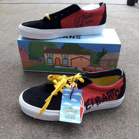 THE SIMPSONS X VANS EL BARTO SK8-LOW SHOES